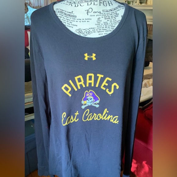 ECU Under Armor Long Sleeve Tee (unisex) - Picture 1 of 5
